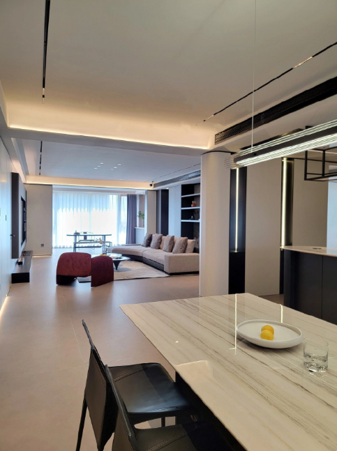 高级优雅的意式轻奢客厅，有品质的生活空间。